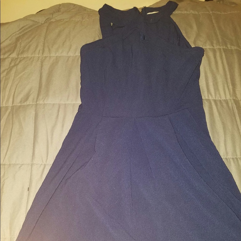 Navy blue speechless dress